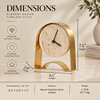 Modern Obsidian Tabletop Clock