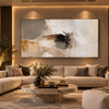 Abstract Grey Minimalist Canvas Wall Art