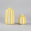 Striped Ceramic Vase Set (2 Pieces)