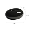 Pebble-Shape Porcelain Tissue Box – Modern Table Décor