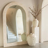 Luxury Wood & Glass Floor Mirror
