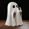 Kawaii Ghost Resin Mini Statue | Halloween Shelf Decor