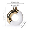 Luxury Ceramic Vase – Modern Gloss Finish, S/M/L