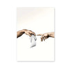Michelangelo Parody Humour Canvas Print