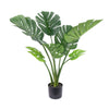 Artificial Monstera Plant with Decorative Pot