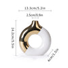 Luxury Ceramic Vase – Modern Gloss Finish, S/M/L