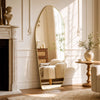 Irregular Full-Length Floor Mirror with Aluminum Frame