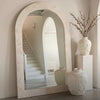 Luxury Wood & Glass Floor Mirror