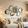 Acrylic Irregular Mirror Wall Decor Set