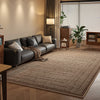 Solid Loop Pile Area Rug with TPR Non-Slip Base