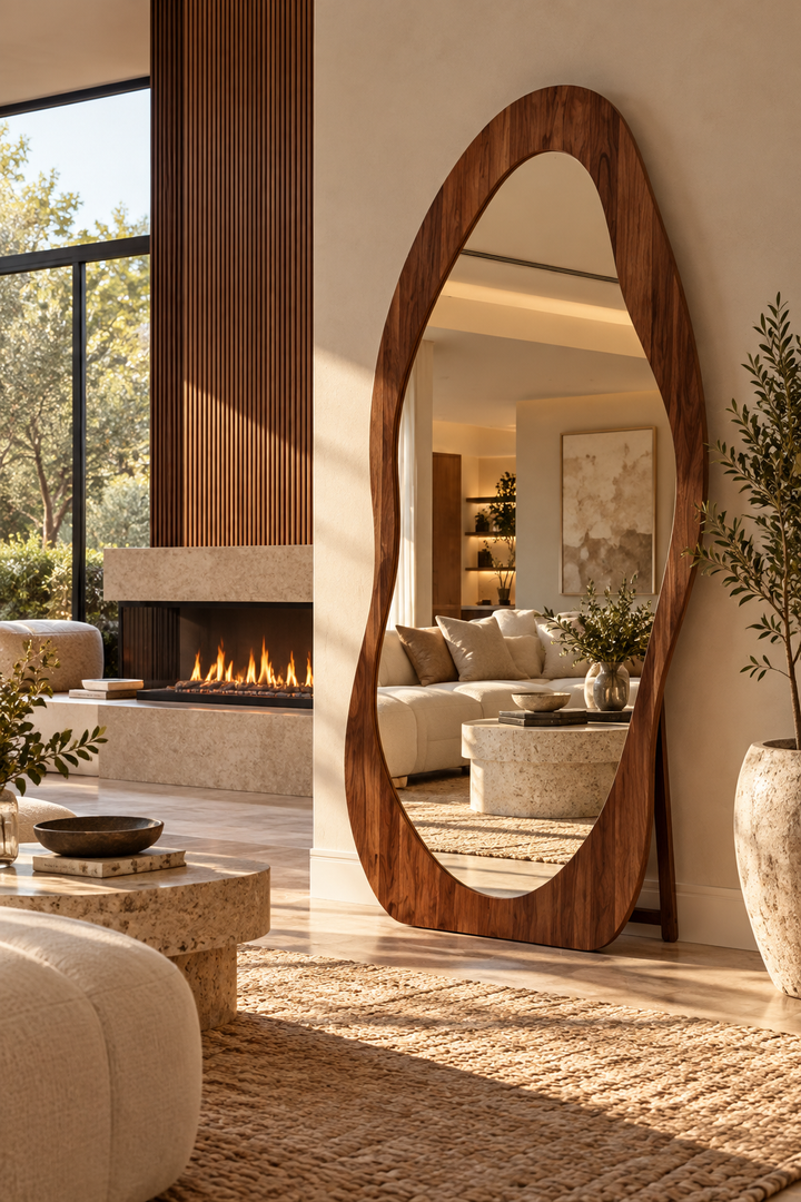 Avelline Arco Sculptural Mirror