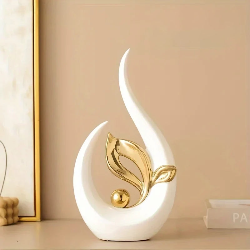 Nordic Ceramic Figurine Sculpture