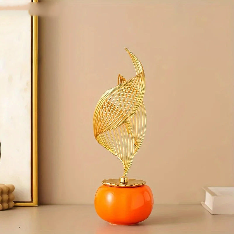 Nordic Ceramic Figurine Sculpture