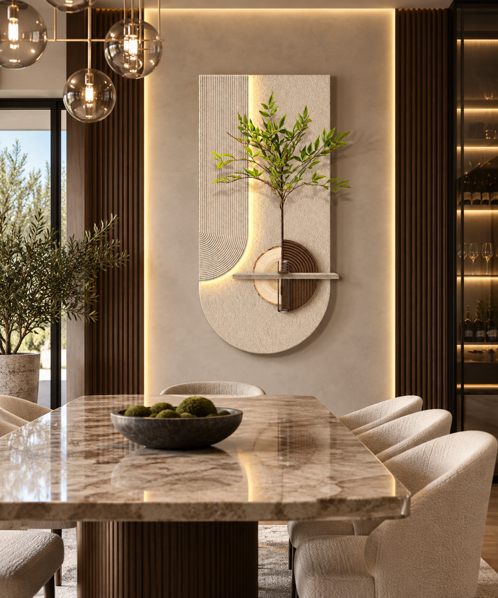 Modern Sculptural LED Wall decor