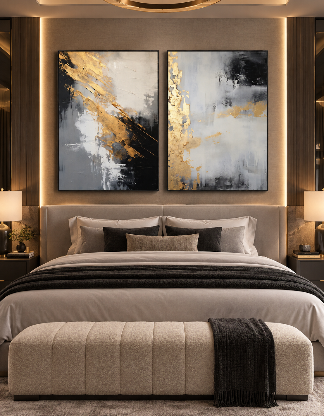 Abstract Minimalist Canvas Wall Art