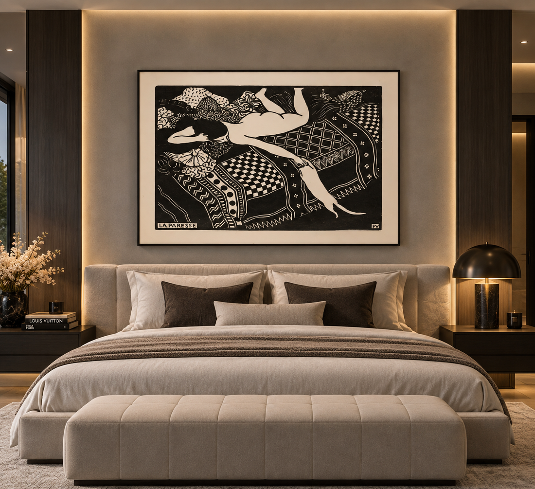 Félix Vallotton La Paresse Vintage Canvas Print