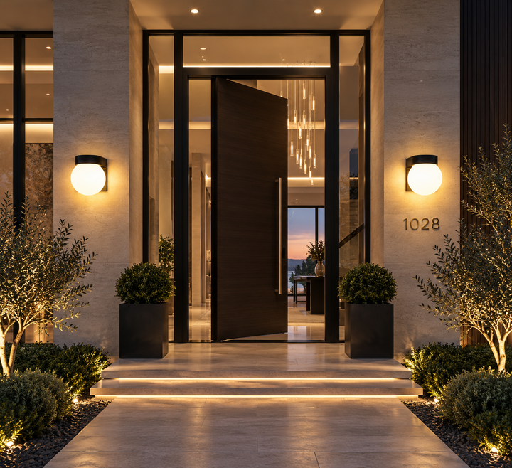 Loft Ball Porch Light- Wall Light – Plastic Outdoor Wall Lamp, Modern Style