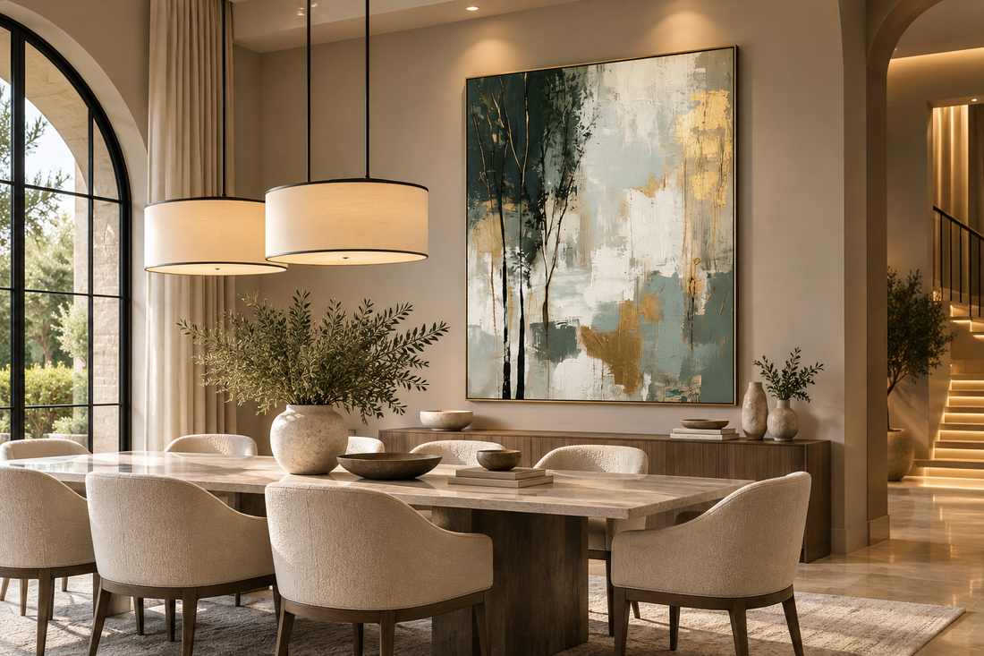 Abstract Canvas Wall Art – Unframed