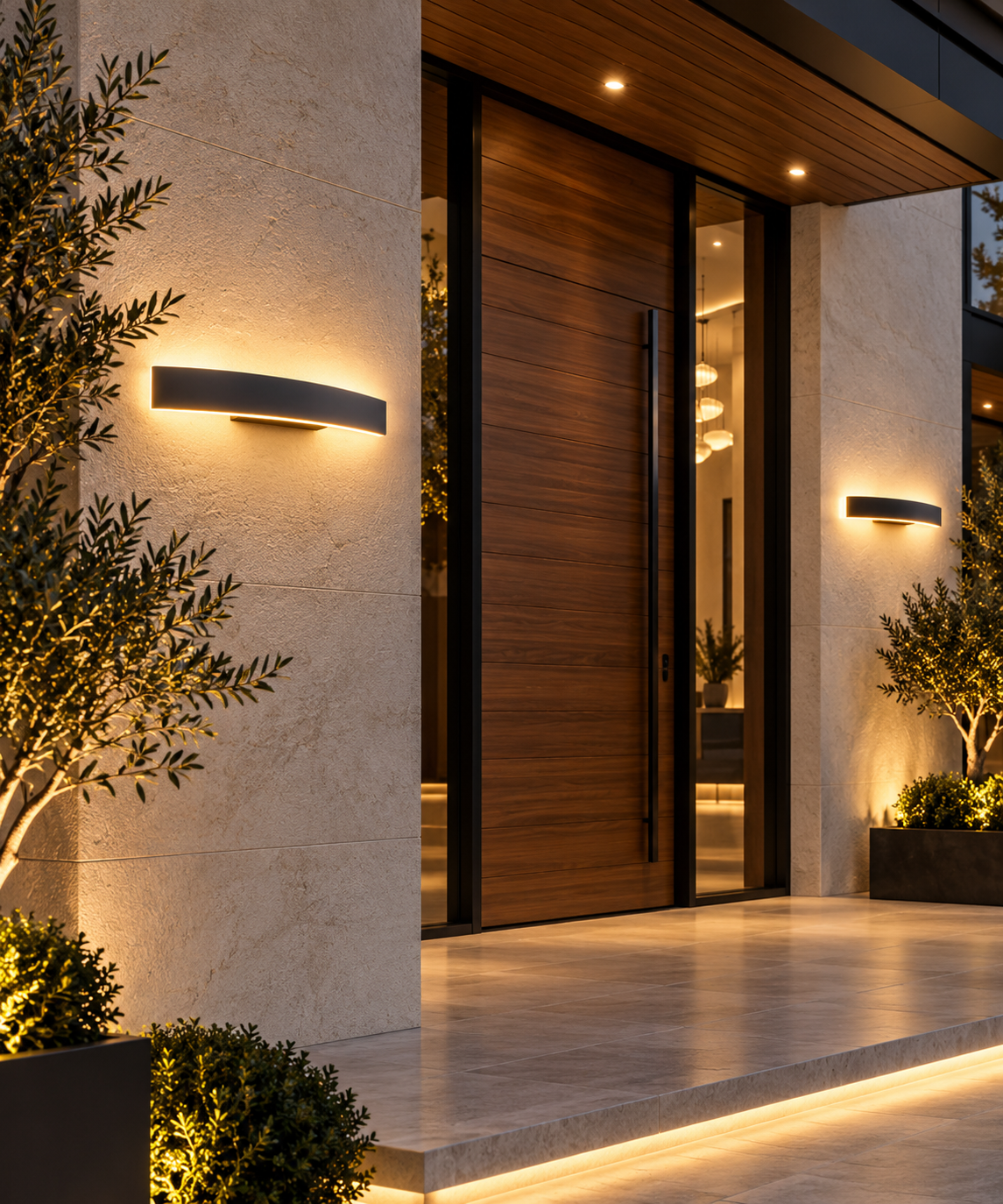 IP65 Outdoor LED Wall Light – Modern Aluminum