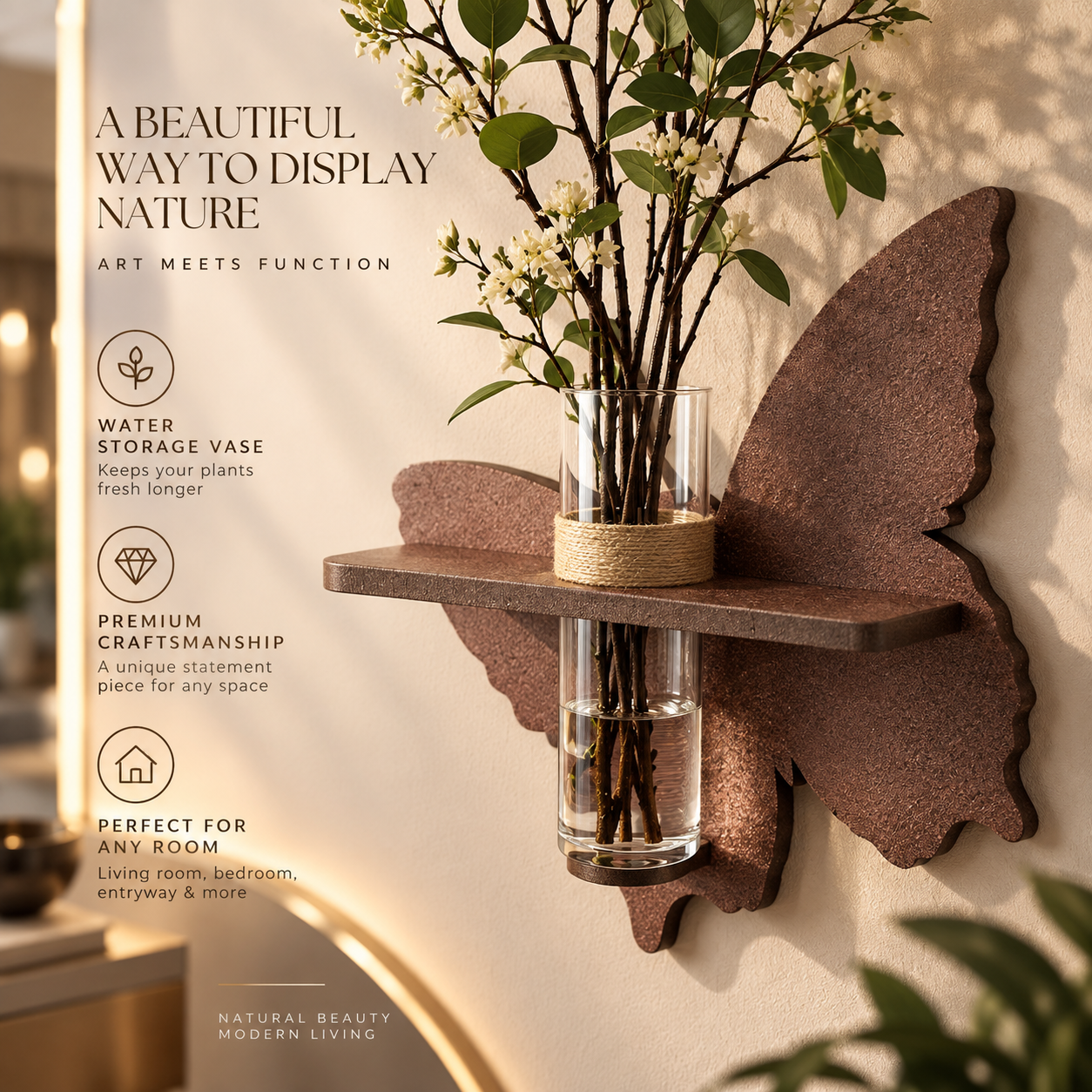 Modern Sculptural LED Wall decor