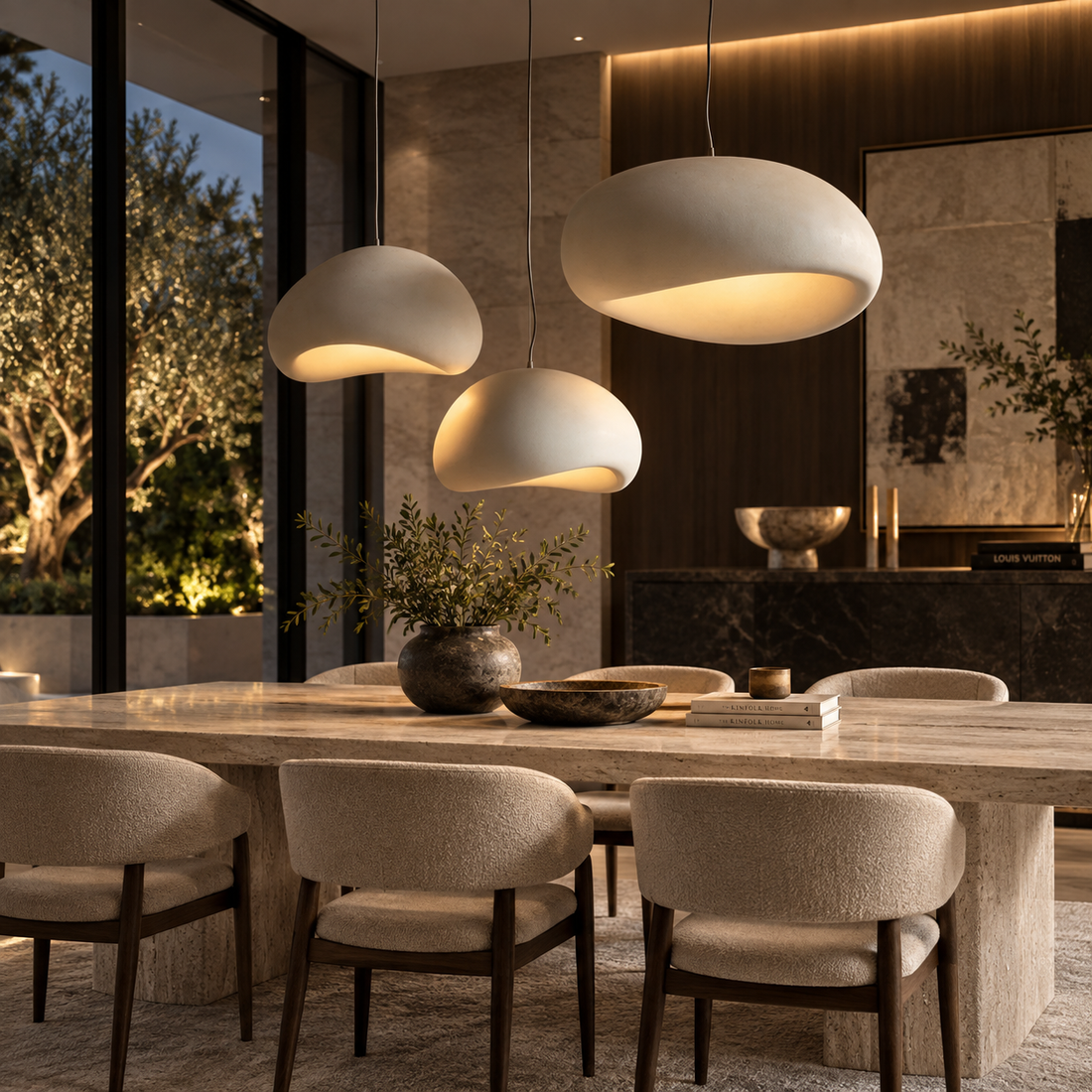 Nordic Wabi-Sabi LED Pendant Light