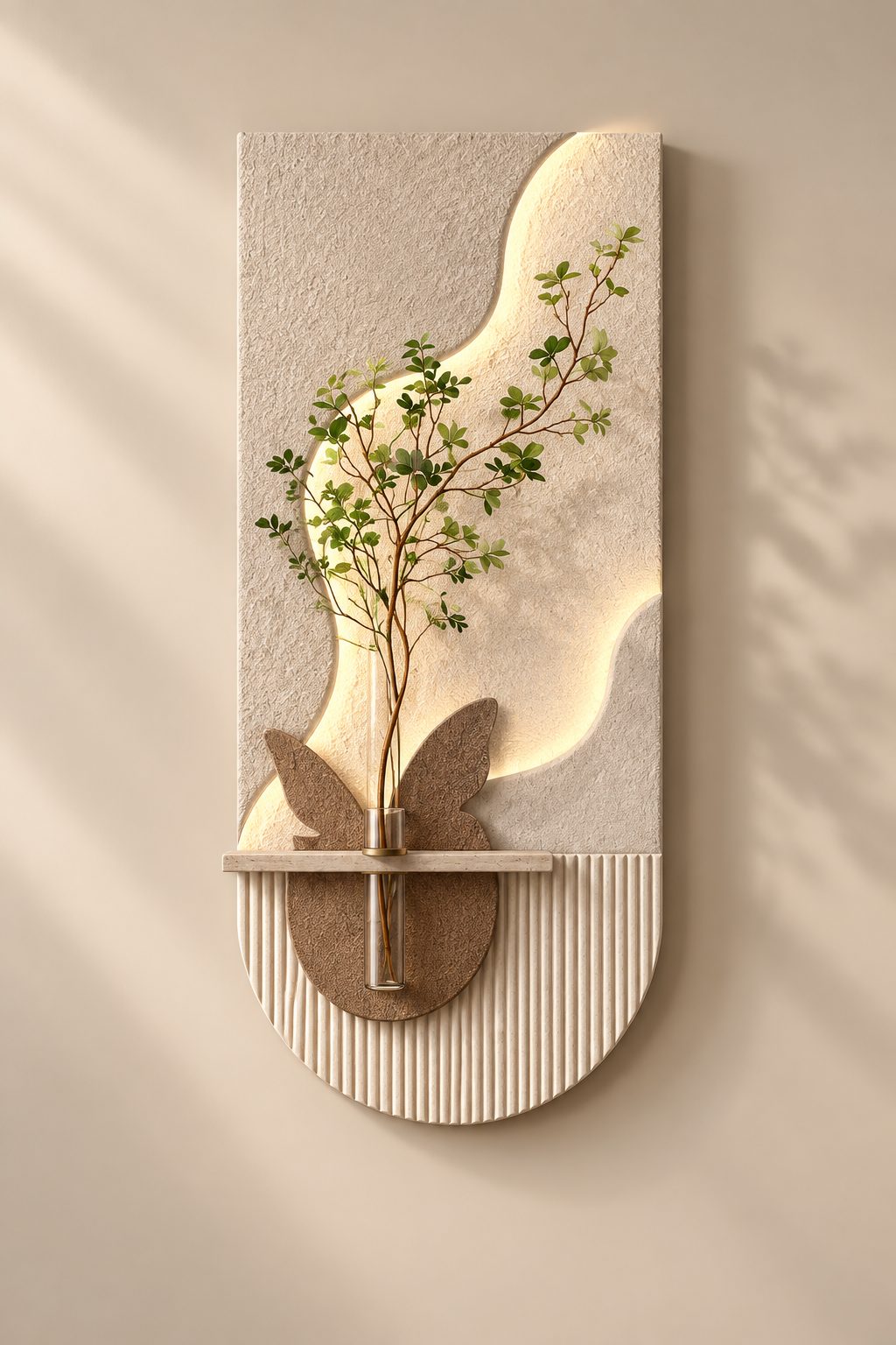 Modern Sculptural LED Wall decor