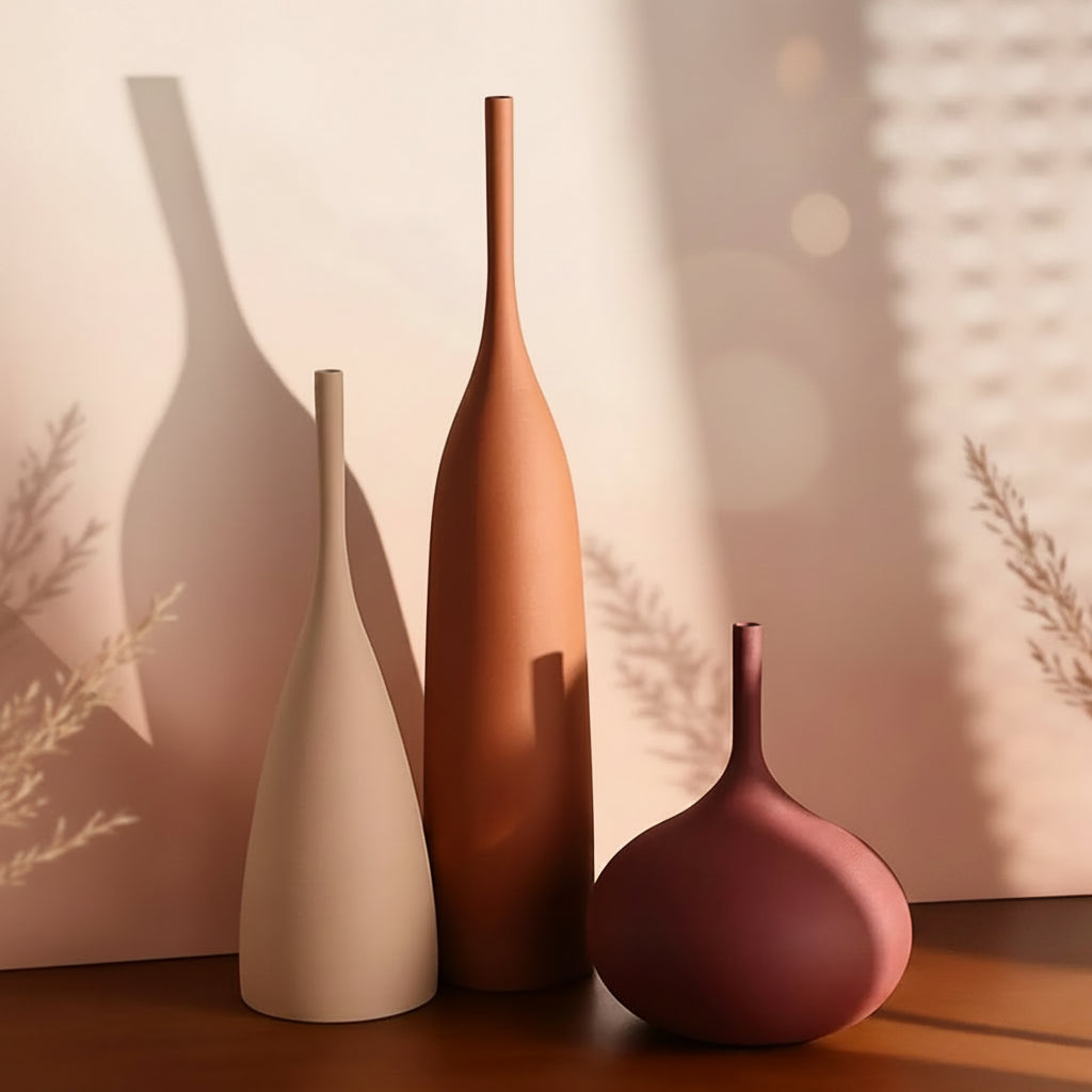 White Porcelain Decorative Vase