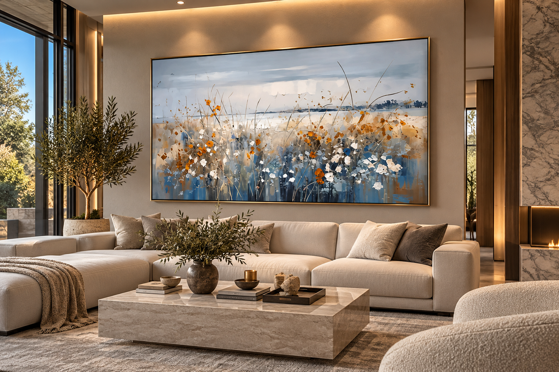Abstract Canvas Wall Art – Unframed