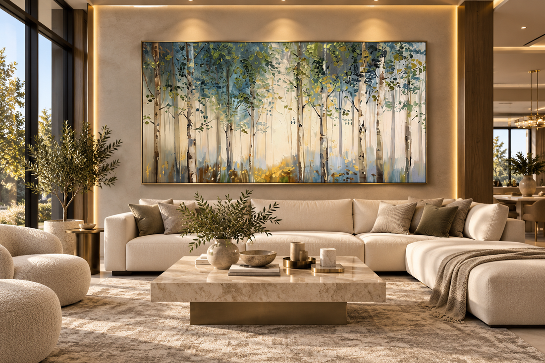 Abstract Canvas Wall Art – Unframed