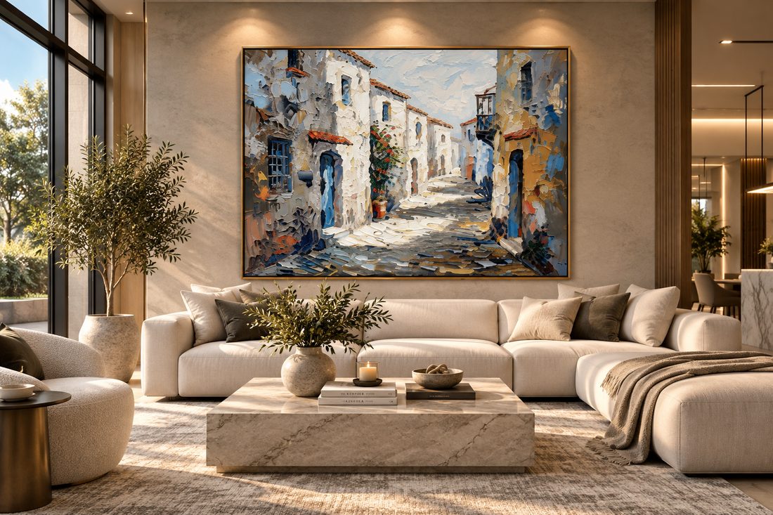 Abstract Canvas Wall Art – Unframed