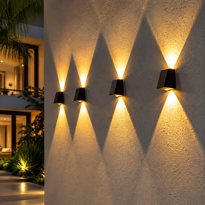 Solar LED Wall Light – IP65 Up & Down Beam