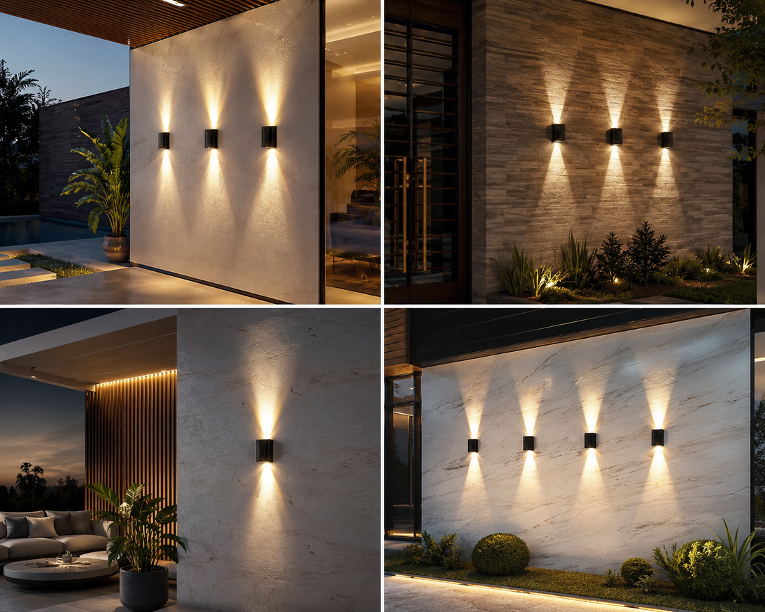 Solar LED Wall Light – IP65 Up & Down Beam