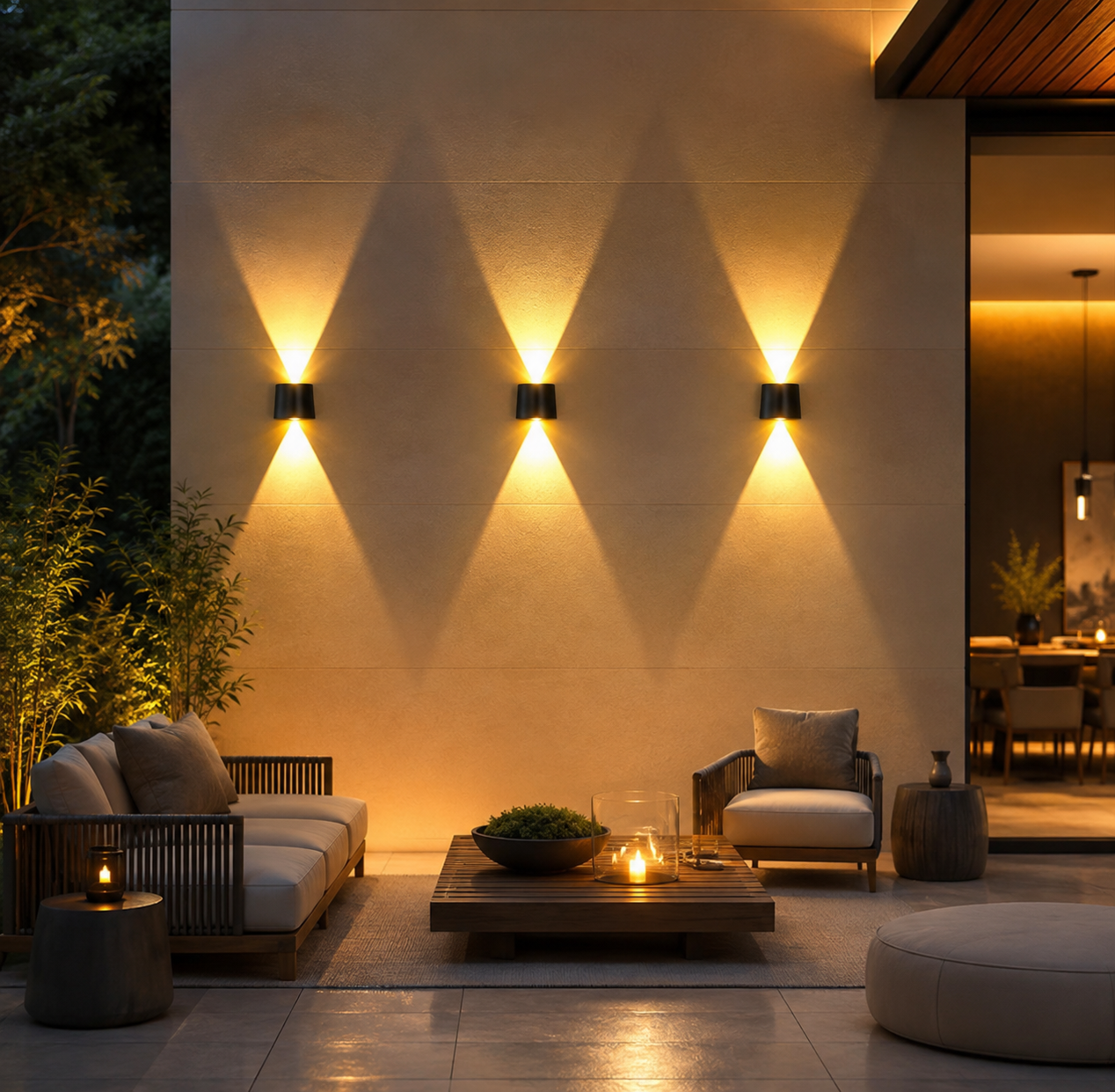 Solar LED Wall Light – IP65 Up & Down Beam