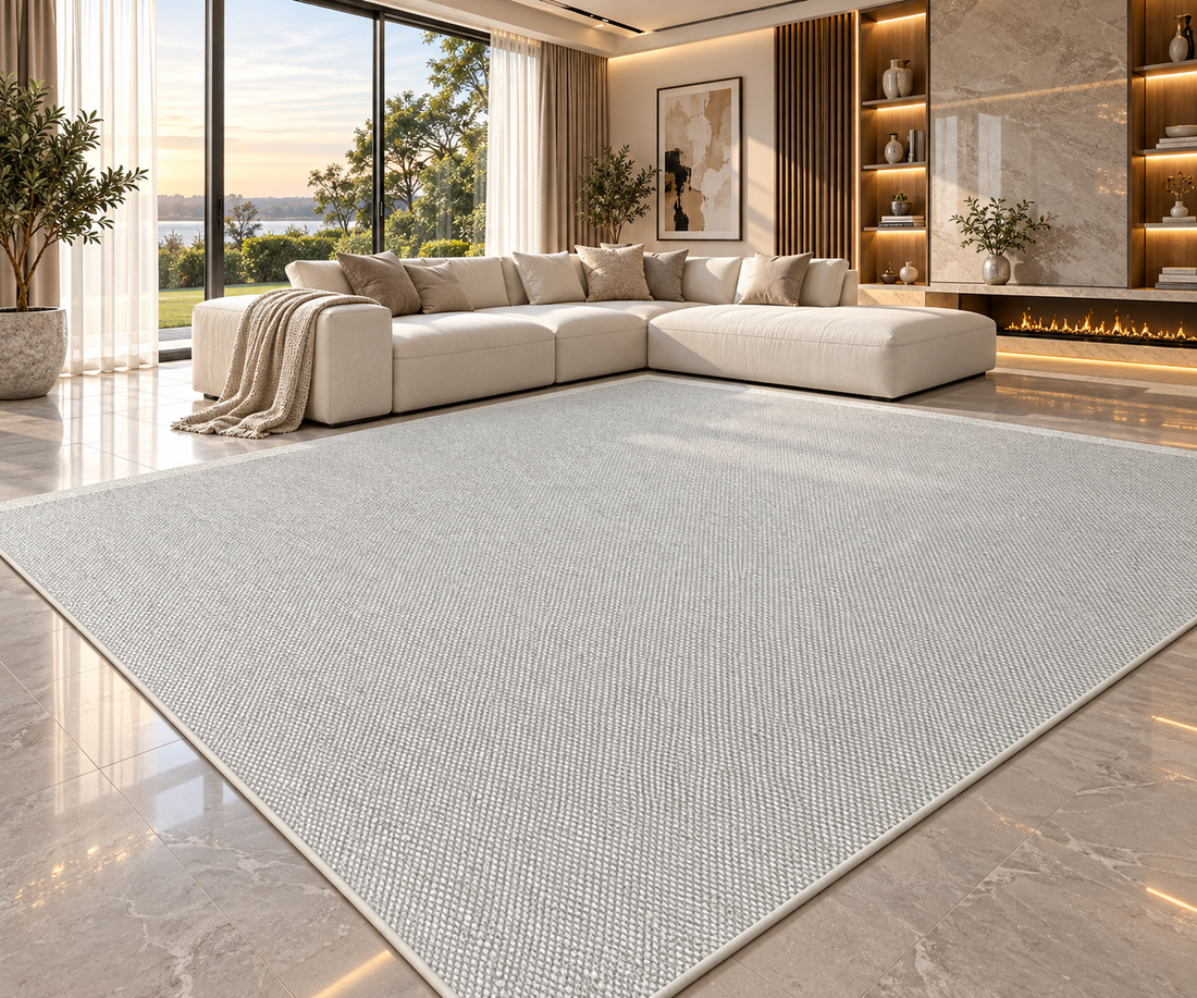 Modern Striped Area Rug | 100% Polyester | Non-Slip PVC Backing | 12 Colors | Custom Sizes