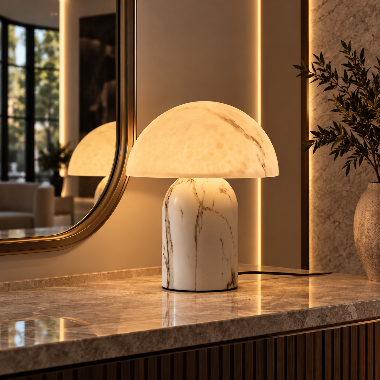 Modern Mushroom Table Lamp