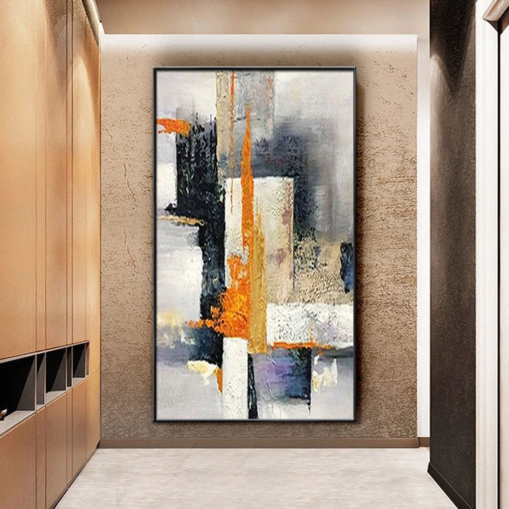 Hand-Painted Abstract Oil Painting on Canvas