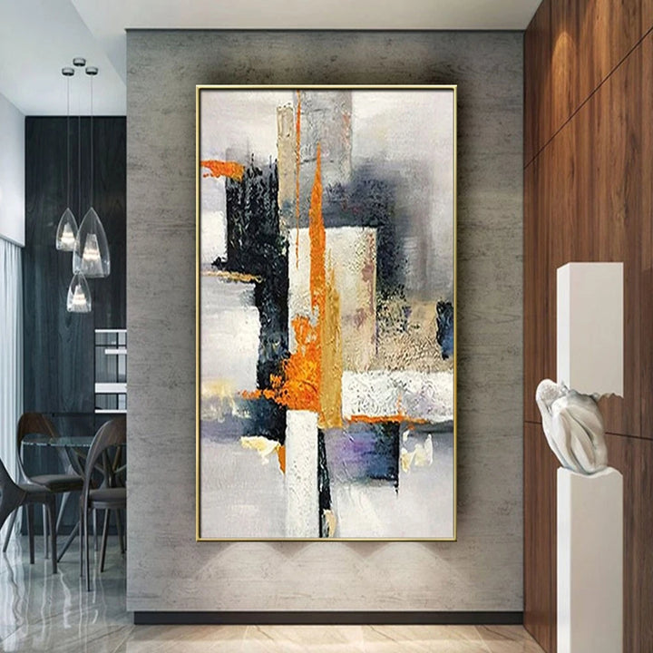 Hand-Painted Abstract Oil Painting on Canvas