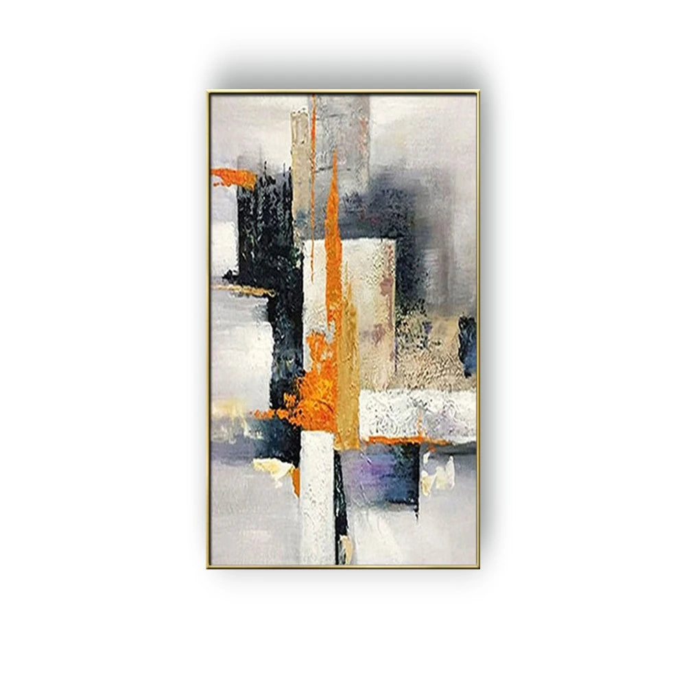 Hand-Painted Abstract Oil Painting on Canvas