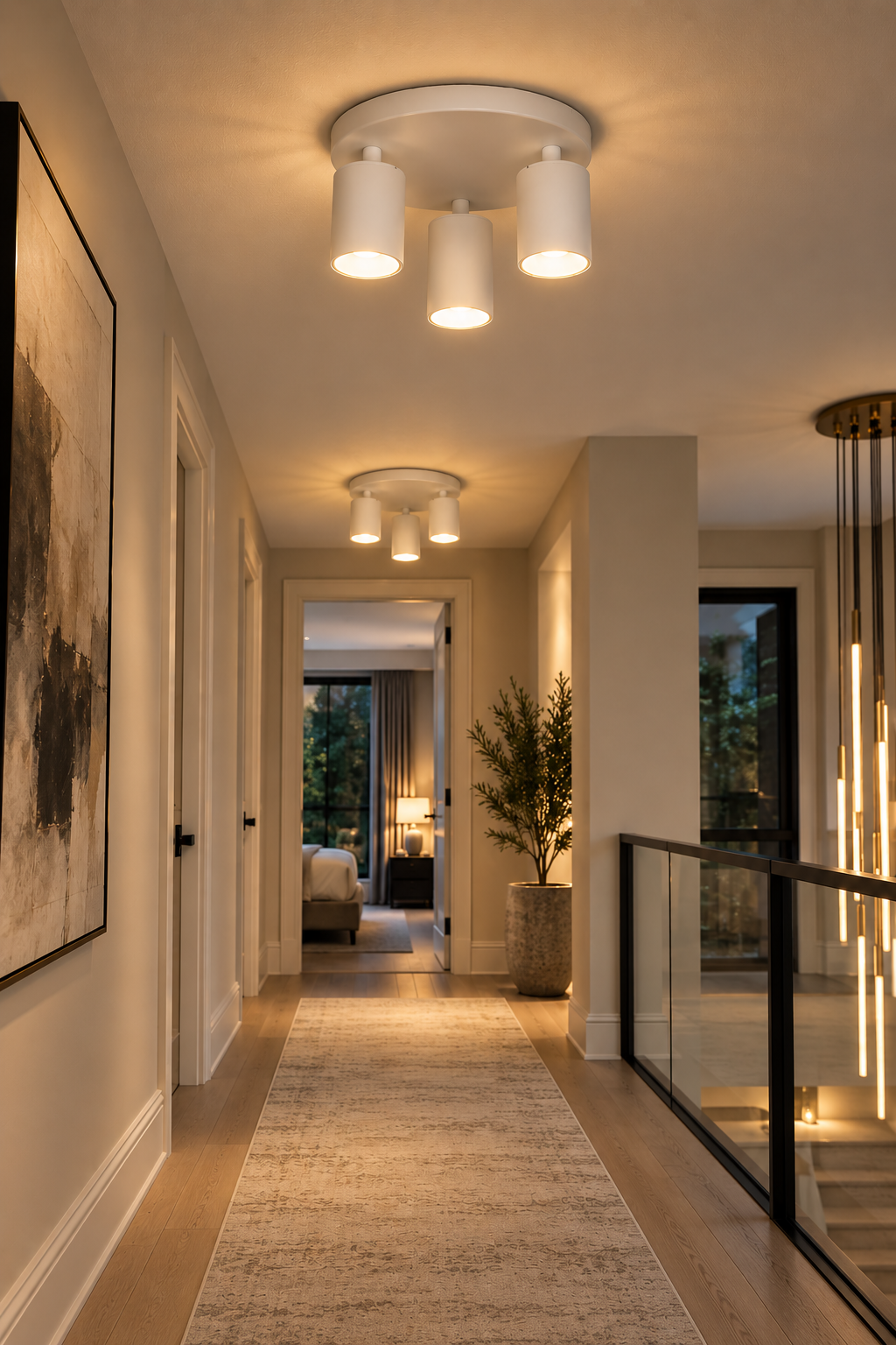 GU10 Multi-Head Adjustable Ceiling Spotlight