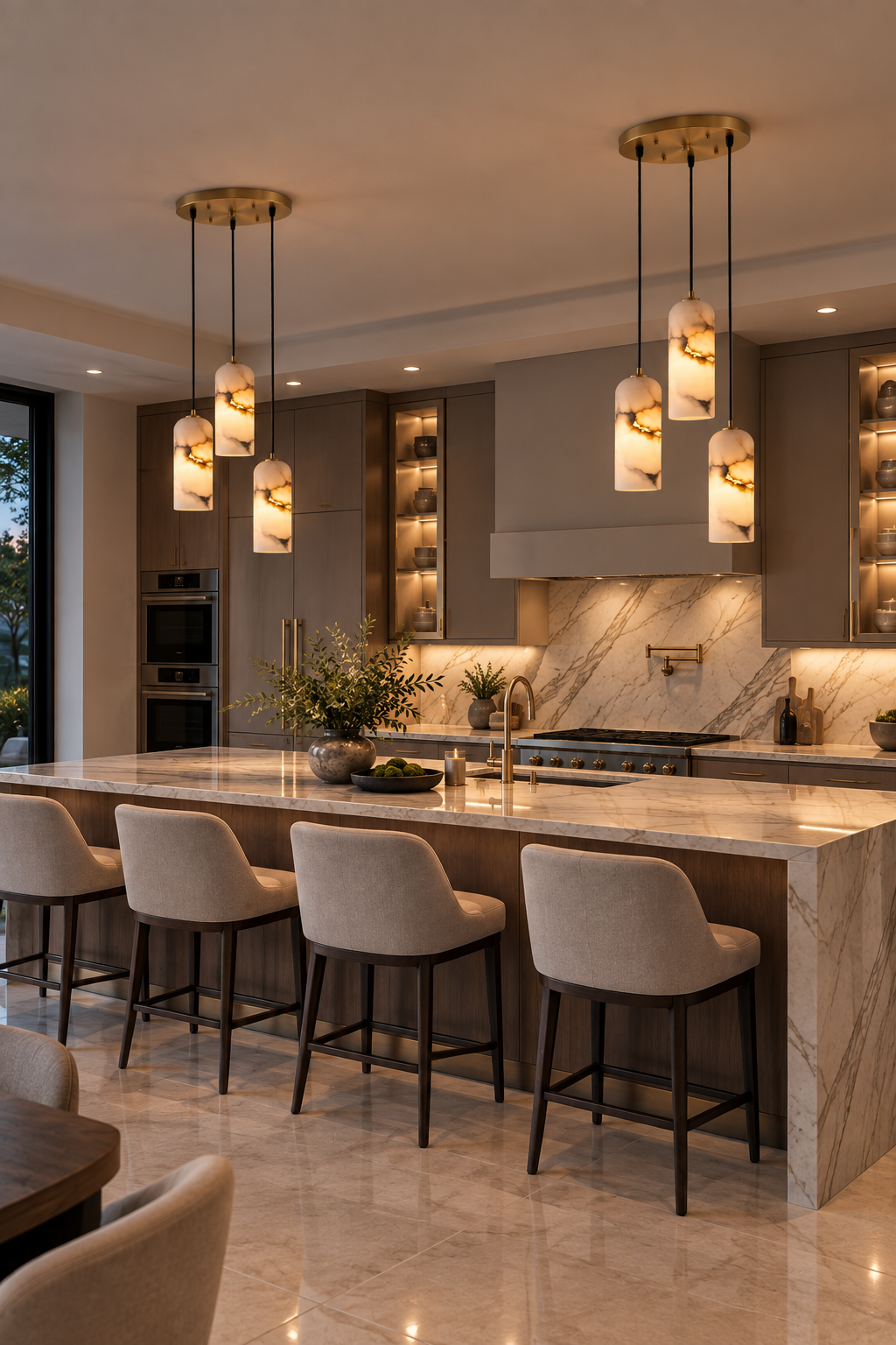 Marivelle Sconce | Luxury Marble-Style Sconce