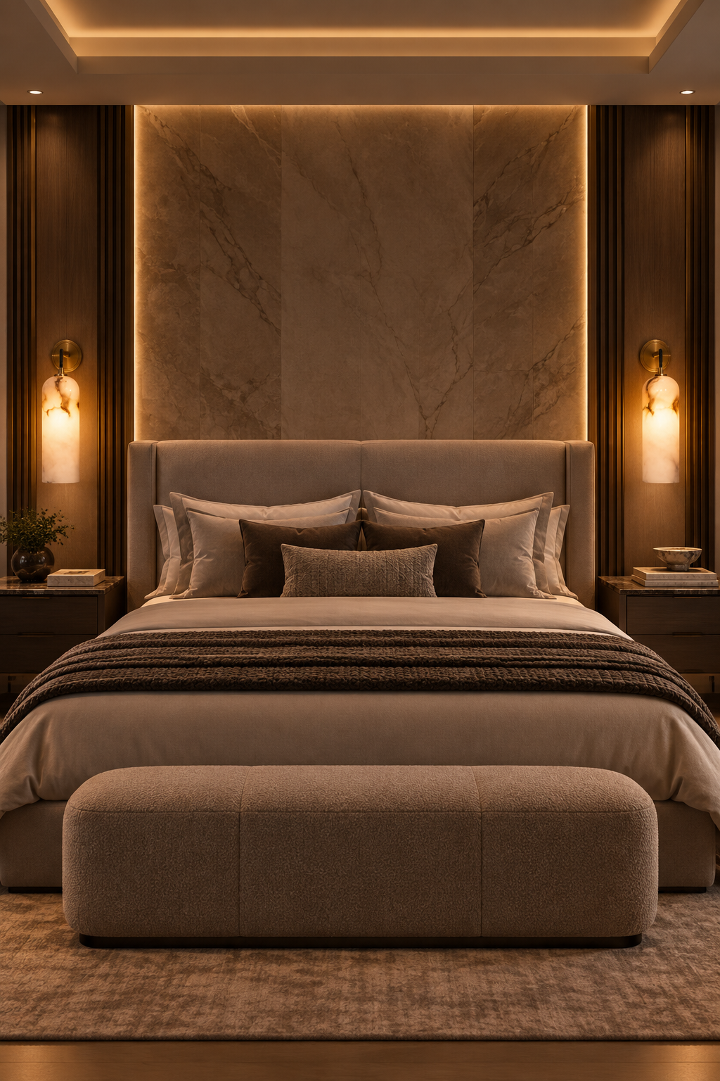 Marivelle Sconce | Luxury Marble-Style Sconce