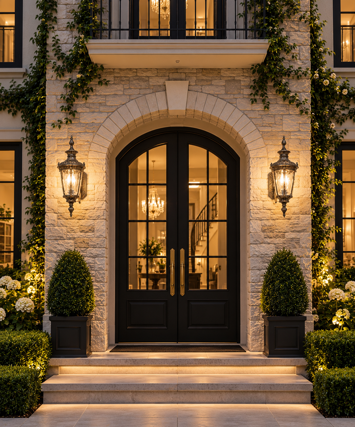 European Retro Outdoor Wall Sconce