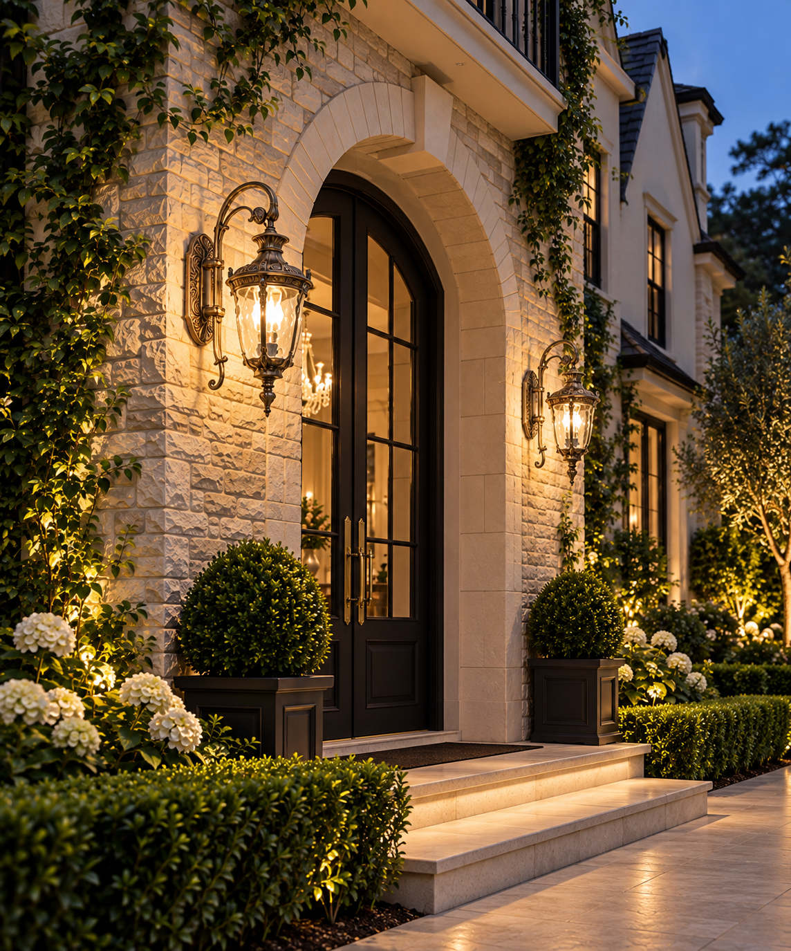 European Retro Outdoor Wall Sconce