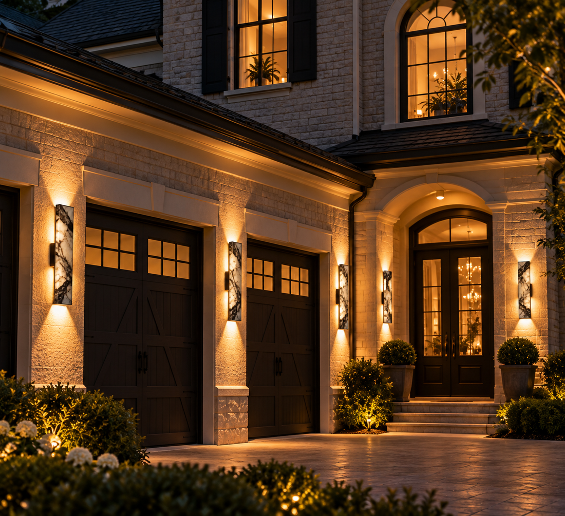 LED Outdoor Stone Wall Light
