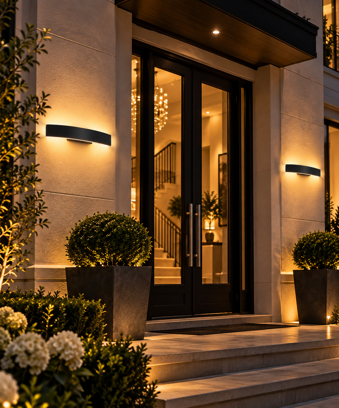 IP65 Outdoor LED Wall Light – Modern Aluminum