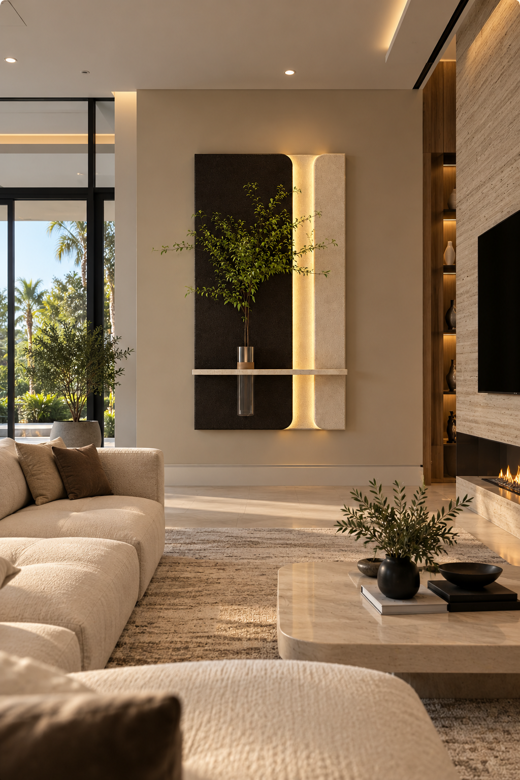 Luxury Sandstone Mural Wall Art