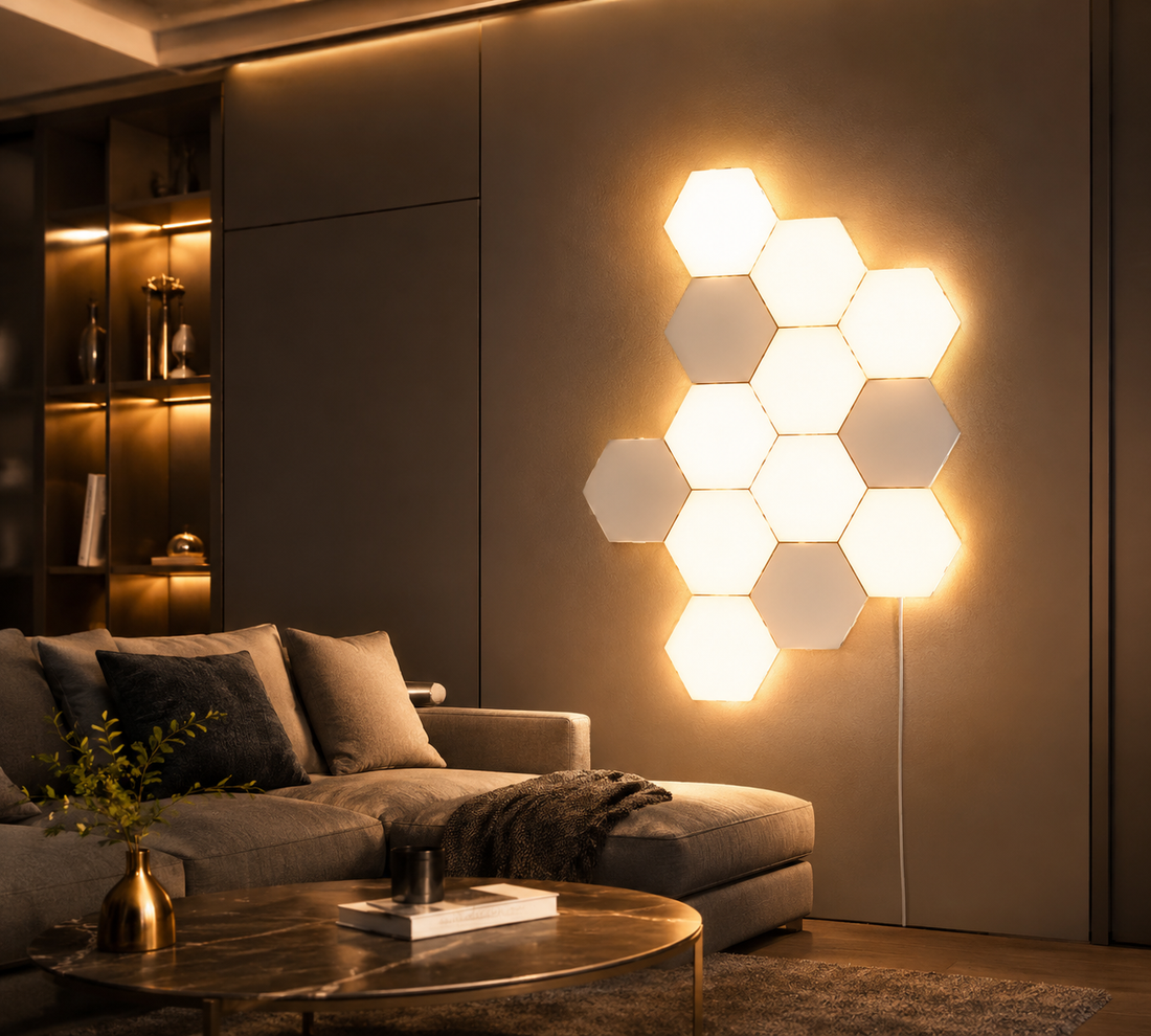 Hexagonal Modular LED Wall Light Panel
