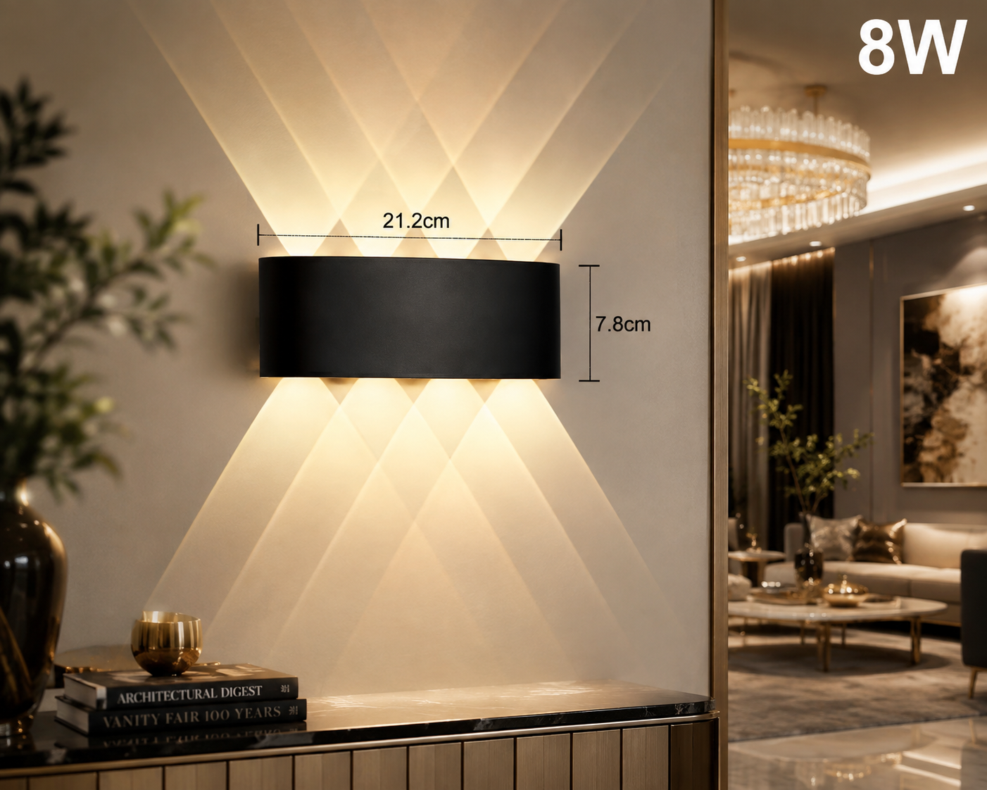 Modern LED Outdoor Wall Lamp