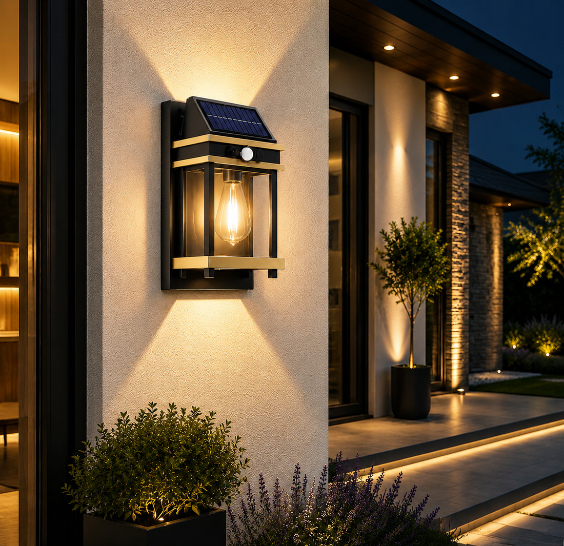 Waterproof Outdoor Wall Light – Black