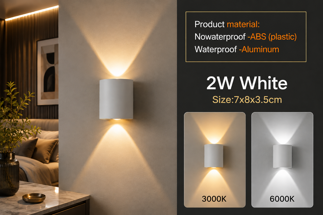 Modern LED Wall Sconce – Up & Down